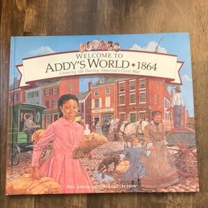 American Girl Addy's World 1864 Book - Red and Brown Cover